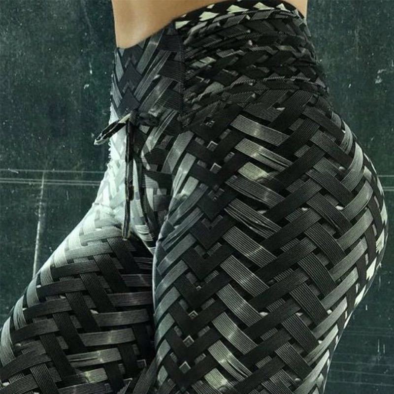 new printing mesh stitching yoga pants NSNS47252