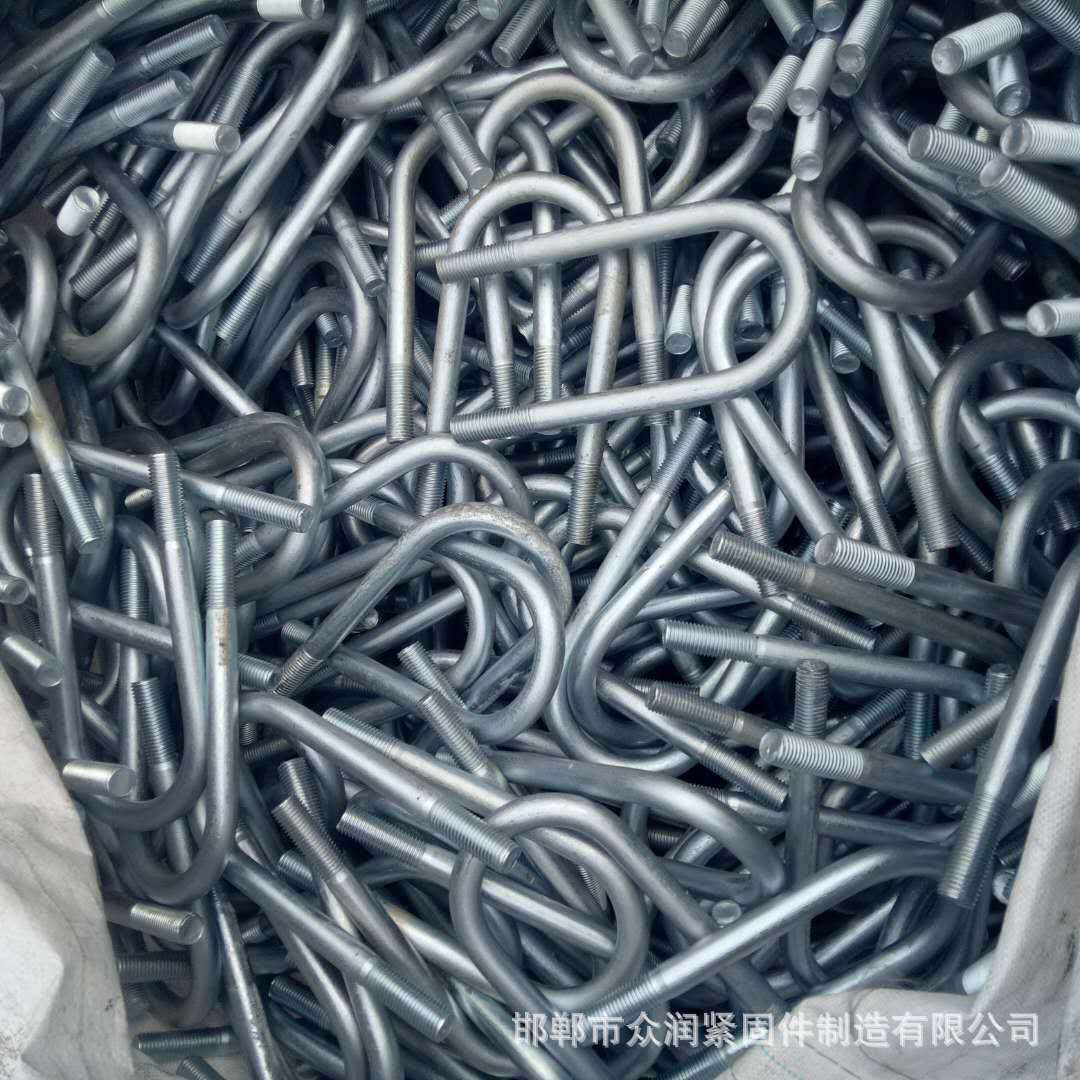 厂家直销预埋件众润紧固件高质量 来图可定制U型螺丝预埋板配套