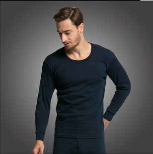(Wholesale), solid color cotton comfortable keep warm thermal underwear, direct factory sales