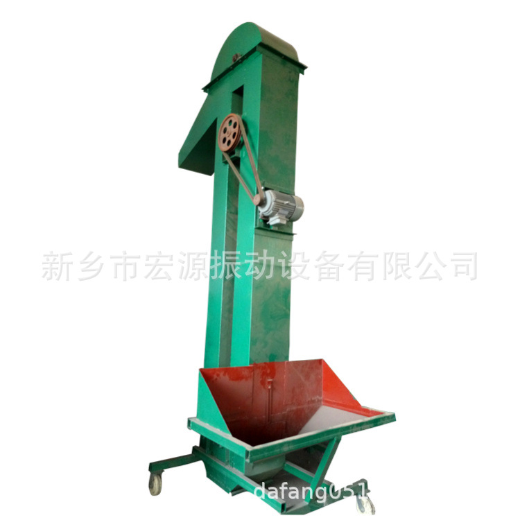 食品厂用提升机 面粉斗式上料机  不锈钢 耐磨 密封皮带输送机