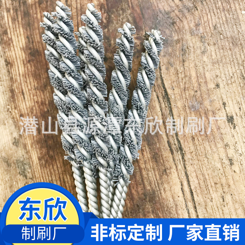 Manufactor Good Abrasive filaments Tube brush Washing Brush 316 Stainless steel nylon Brush piping