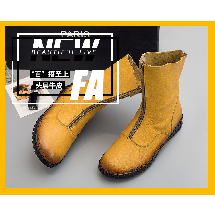 Bottes femme en En cuir - Ref 3354787 Image 15