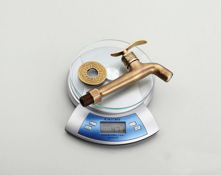 Copper antique European style retro 4 points 6 points single-cooling washing machine faucet mop sink extended faucet faucet nozzle bathroom undefined