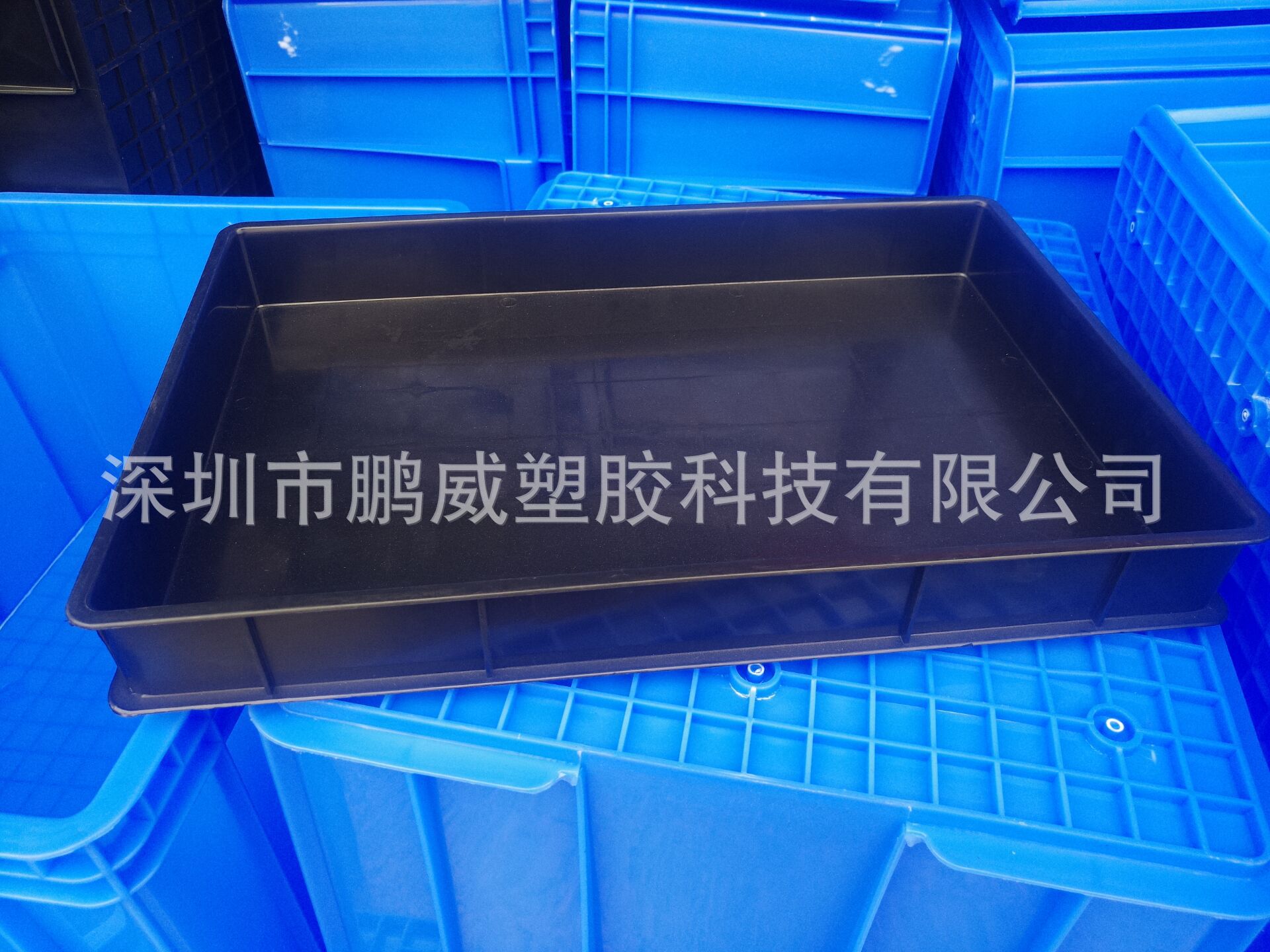 上海电子厂专用防静电浅盘 2#AA耐摔零件分类盘 耐酸碱防静电出口