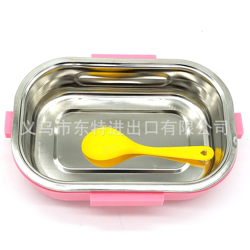 Factory direct sales of 750ml stainless steel lunch boxes, cartoon bento boxes, children and students' food compartments, sealed and anti-overflow lunch boxes detail image 14