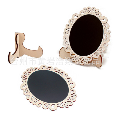 woodiness Hollow Blackboard stickers Display rack Wedding celebration Home Furnishing decorate Decoration Cross border Arts and Crafts originality Decoration