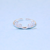 Jewelry, fresh ring, Japanese and Korean, simple and elegant design, on index finger, internet celebrity