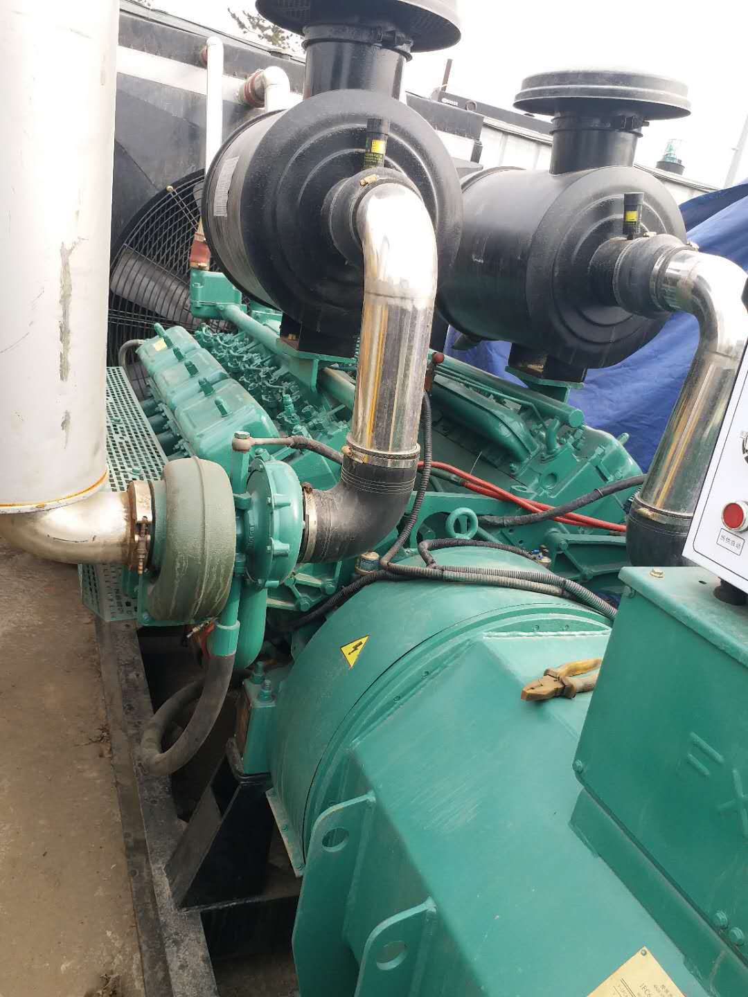 转让无锡动力450KW二手柴油发电机组天津处理 FWG无锡动力发电机