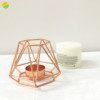 Brand small metal golden aromatherapy contains rose, candle, simple and elegant design, light luxury style