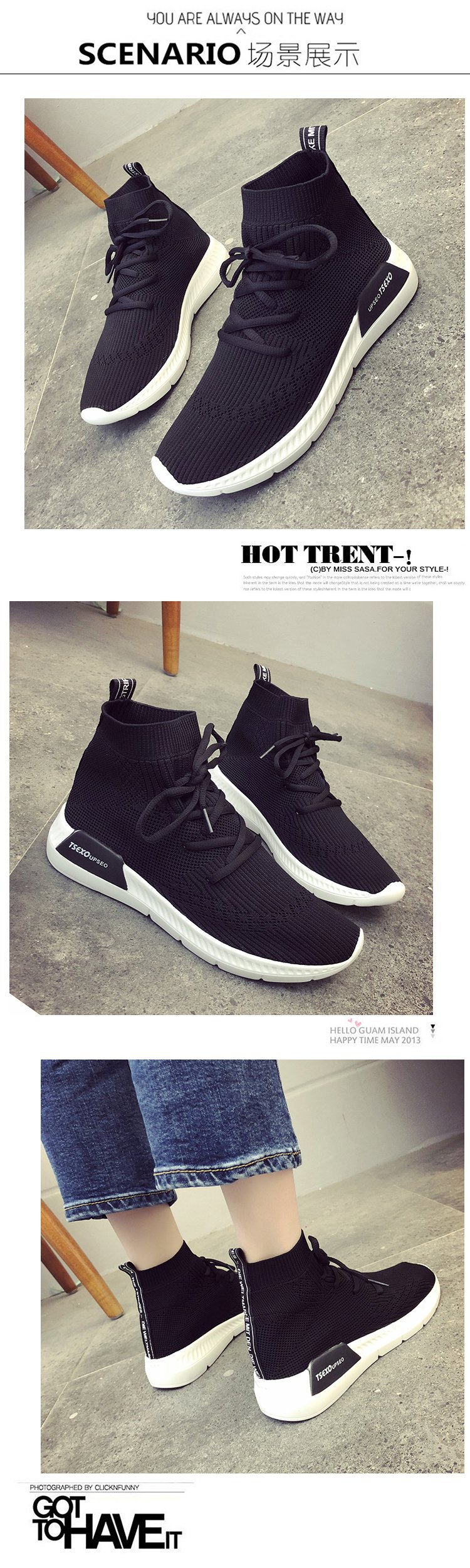 Bottes femme en Tricot - Ref 3355437 Image 12