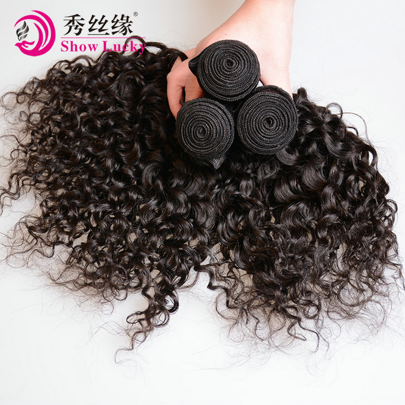 Water wave human hair with closure