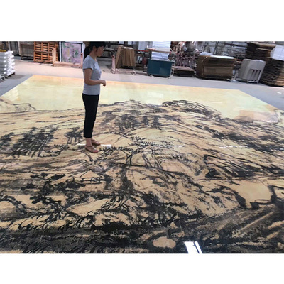 厂家定制家居室外不褪色大型陶瓷景观山水壁画瓷砖形象艺术背景墙