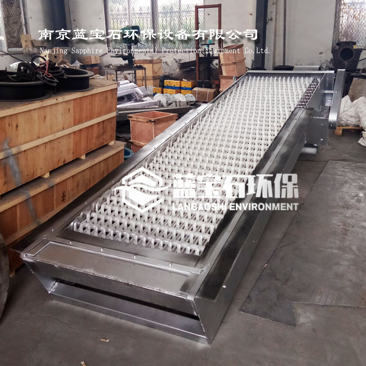 循环式格栅除污机304不锈钢机架尼龙耙齿 回转自动清除垃圾设备