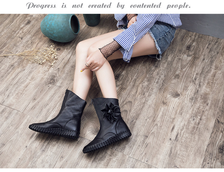 Bottes femme en En cuir - Ref 3355505 Image 25