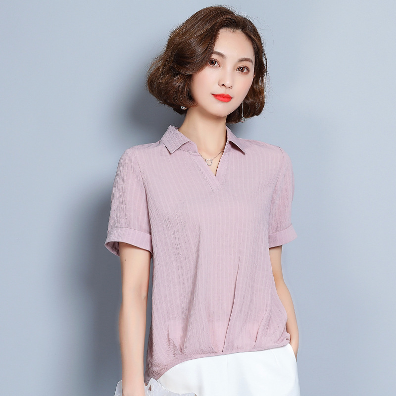 summer shiffon design T-shirt