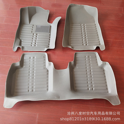 压痕脚垫 压痕汽车脚垫压痕全包围汽车脚垫皮革通用脚垫批发定制