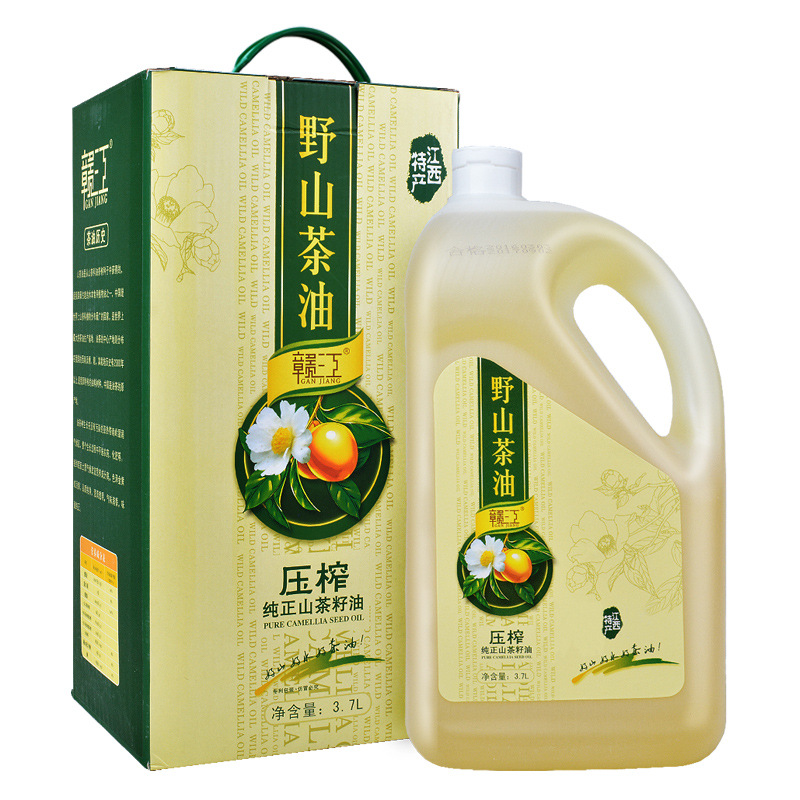 江西赣江山茶油3.7L礼盒装 食用油批发团购福利 一件代发代工|ms