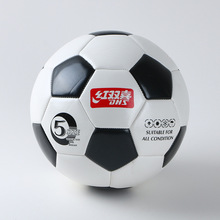 FS104紅雙喜5號黑白合成革足球比賽訓練球體育用品批發足球DHS/紅