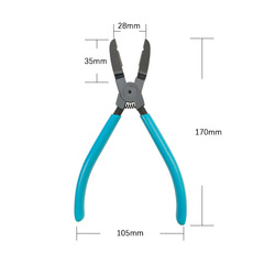 Professional type pliers series Car-specific clip pliers Car maintenance SIZE: 6.5'' 