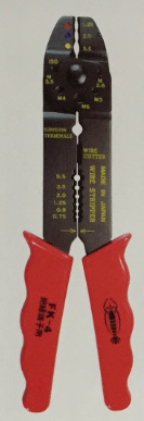日本进口LOBSTER虾牌 端子压线钳 绝缘端子压线工具 FK-4(FK4)