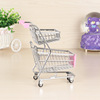 Small double-layer shopping cart, wholesale