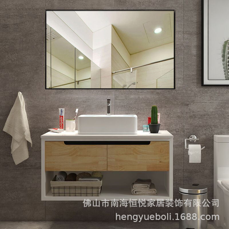Restroom Wash and rinse Stainless steel Shower Room Frame Northern Europe Wall hanging Dressing Dressing whole body Custom made in Foshan