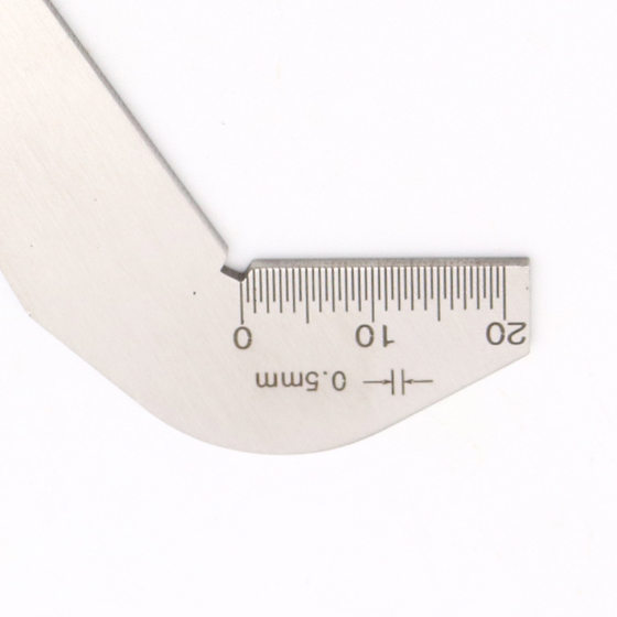 Stainless steel drill bit front edge gauge 118 degree drill bit top angle front edge measurement drill bit template drill bit gauge