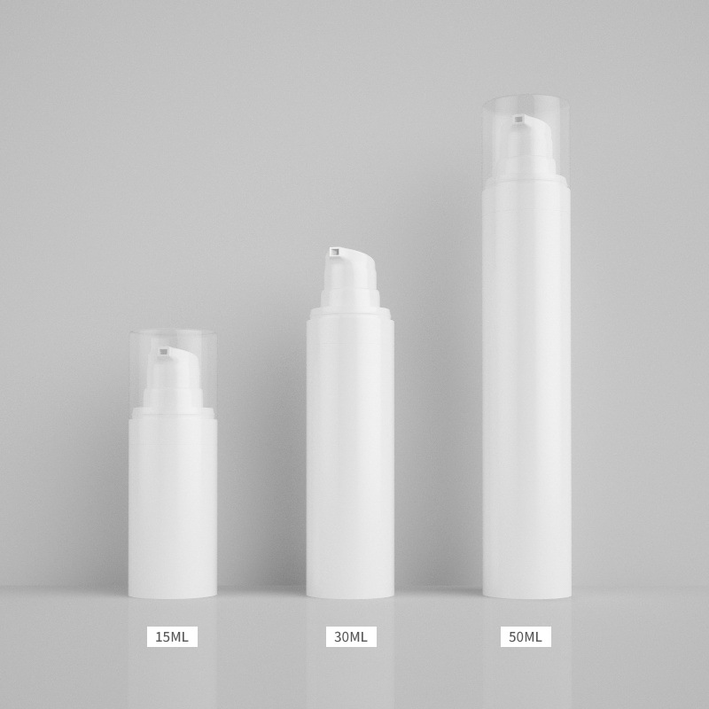 15ml larga hebilla botella de vacío botella de prensa botella de crema cara botella de loción portátil de viaje sub-embalaje botella cosmética