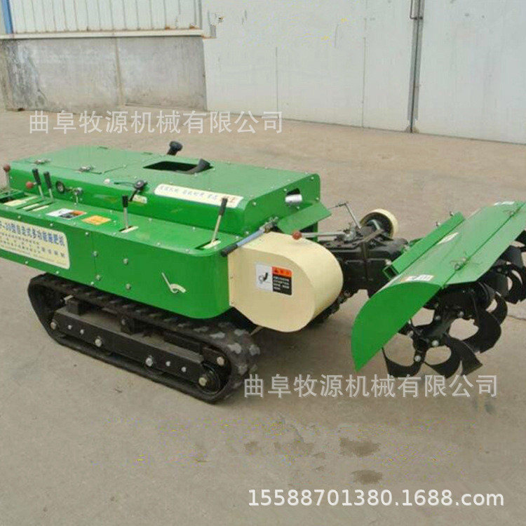 自走式柴油机带动开沟起垄施肥机价格    旋耕起垄锄草机厂家