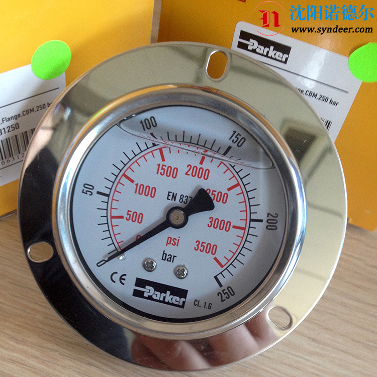 美国派克Parker耐震隔膜压力表 PGF063125派克压力表PGF1001600