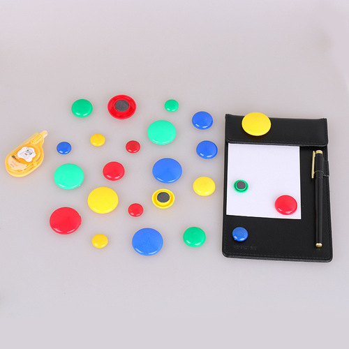 Fuqiang Teaching Magnet Set Student Magnetic Particles Office Whiteboard Strong Magnetic Blackboard Experiment Round Magnet Nail Wholesale