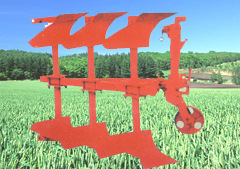 供应翻转犁耕深35cm液压翻转犁1LF 335双向液压翻转犁