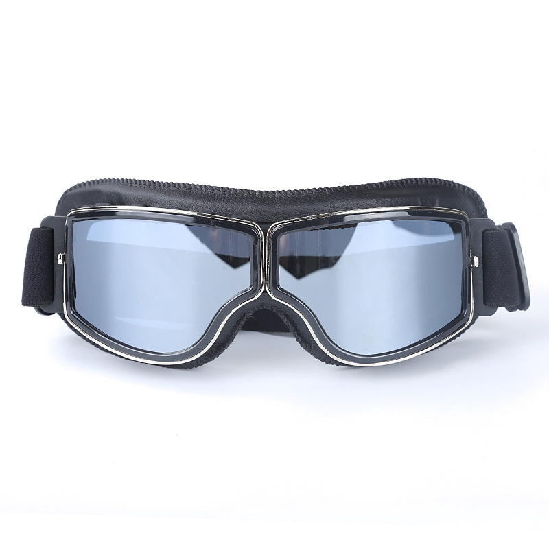 新款卡丁车摩托车风镜骑行越野护目镜机车头盔眼镜飞行员防风镜