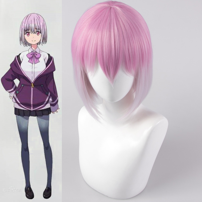 SSSS.GRIDMAN electro-optic Superman gulite new stripe Qian cos anime Wig GS