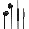 Metal headphones, earplugs, mobile phone, wholesale, wire control