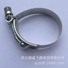 Wholesale T-type 92mm 3 inch 201/304 Stainless steel hose clamps Clamp Hoop Stainless steel pipe clamps