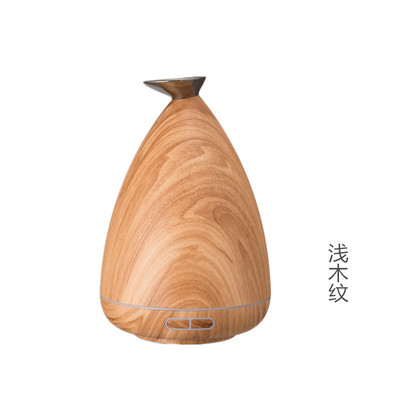 新款木纹香薰机500ml加湿器超声波精油七彩喷香机扩香仪香氛机