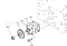 久保田V2203  V2403 机油泵 驱动齿轮  19202-3566-0