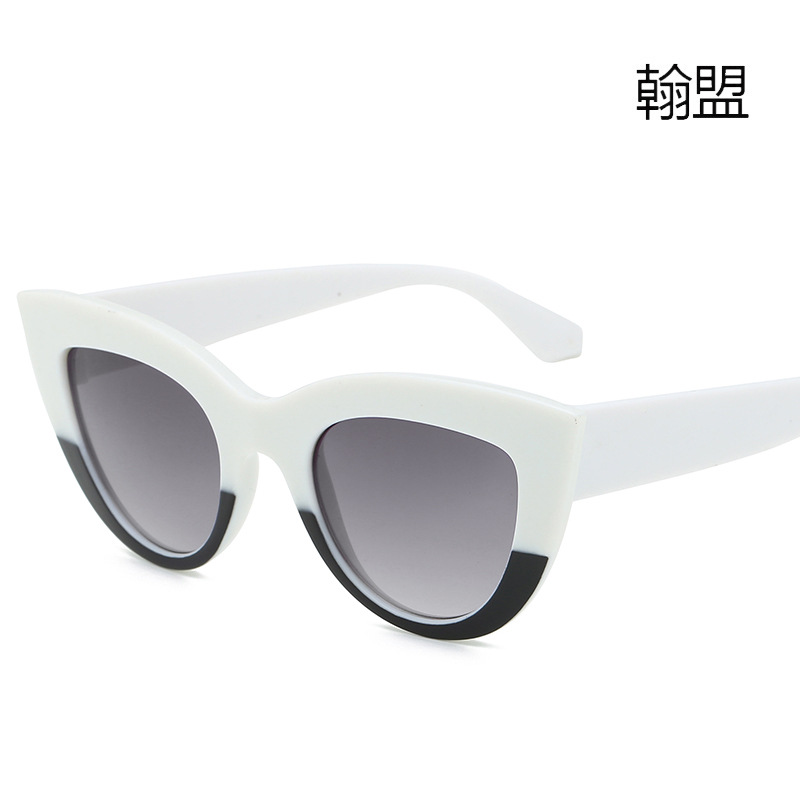 White on top, black on bottom, double gray