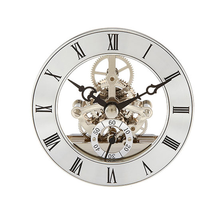Fábrica de suministro de alta calidad retrógrado engranaje transparente hueco cuarzo reloj transparente movimiento accesorios de reloj