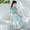 Summer shiffon summer clothing, long skirt, fashionable beach dress, western style, suitable for teen