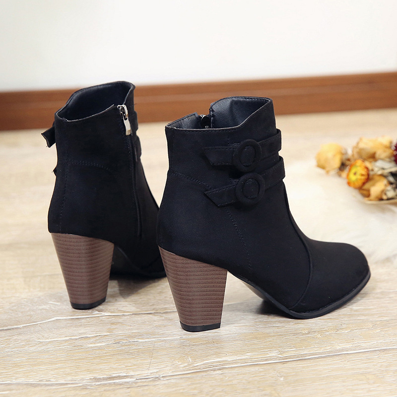 Bottes femme en Daim - Ref 3355176 Image 37