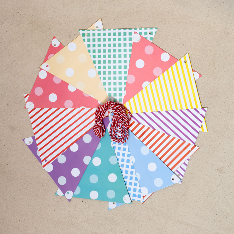 【BT-007】节庆派对活动用品横幅三角彩旗