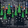 Creative Christmas glossy removable decorations on wall, factory direct supply, new collection