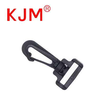 plastic cement rotate Hook Luggage accessories Backpack hook black POM Hooks direct deal