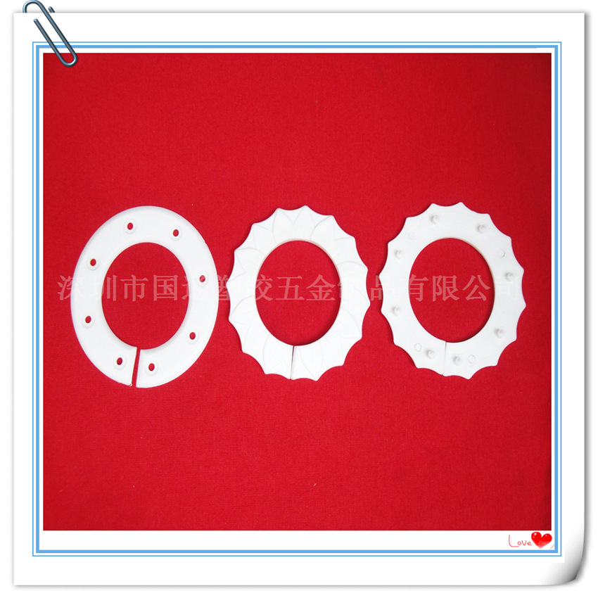 出口浴帘挂钩 塑料C钩 C形挂钩 浴帘窗帘挂钩全新材料