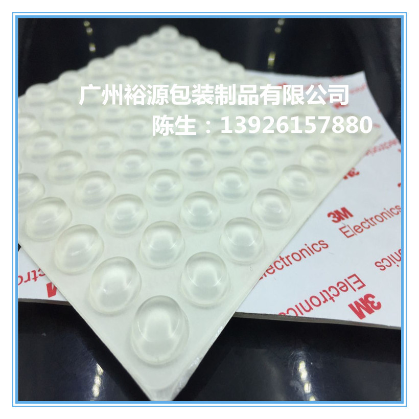 广州厂家定制 透明硅胶垫 硅胶垫 自粘硅胶垫 止滑硅胶脚垫