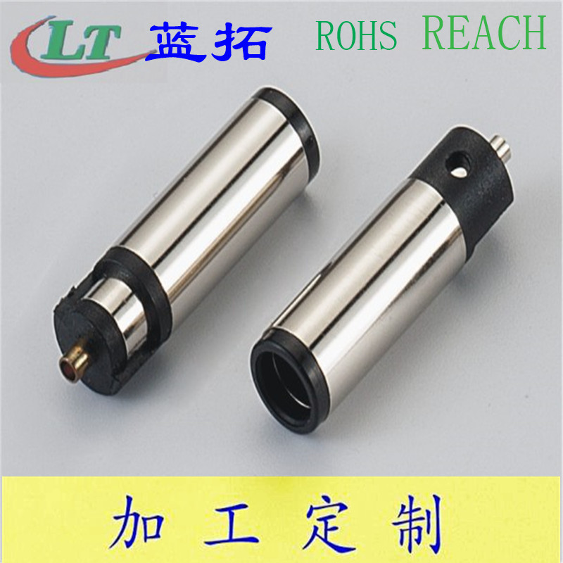 DC7406插头  7.4*0.6*27.5插头 7406带台阶公头    7406直管