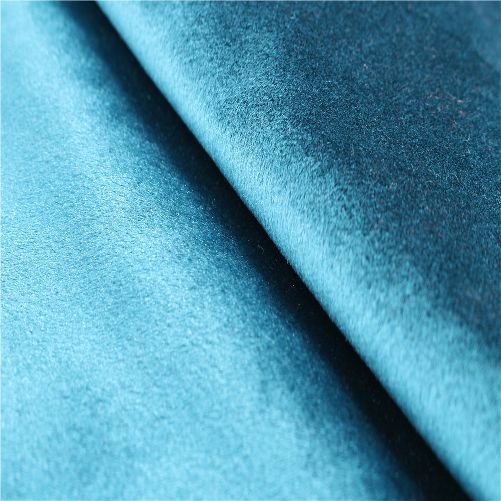 厂家直销意大利绒 有光窗帘布面料 亮光超柔