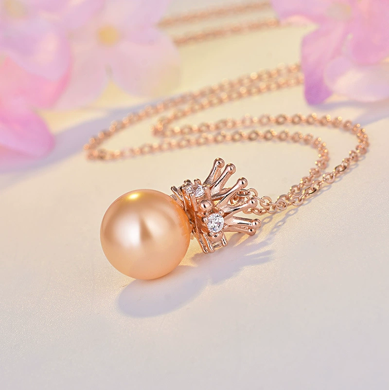 Класс pendant, ожерелье, цирконий из жемчига, каменная инlay, цепочка для ключевого мешка, свитер, серебряная замок, оптовая
